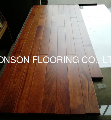 Quality Matt Exotic Brazilian Cherry Solid Wood Flooring, Solid Jatoba Hardwood Flooring factory