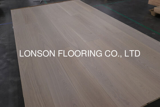 Quality Ash Engineered Wood Flooring with 3mm Oak Veneers in 1900 x 190 x 15MM Size and 25 Years Residential Warranty factory
