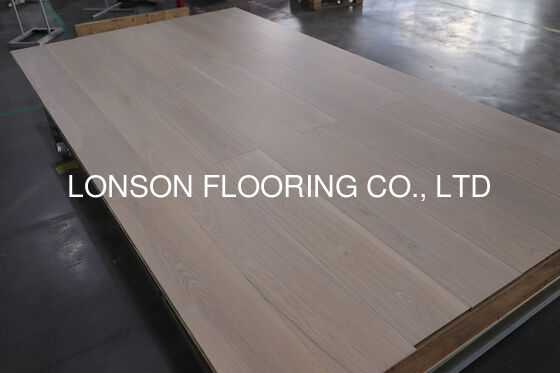 Quality White Ash Engineered Wood Flooring, Clear Color, Select Grade factory