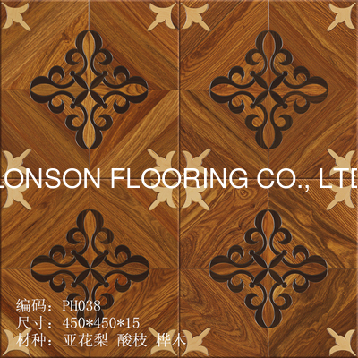 quality competitive prices Parquetry Tiles panels in Engineered wood flooring, custom designs factory