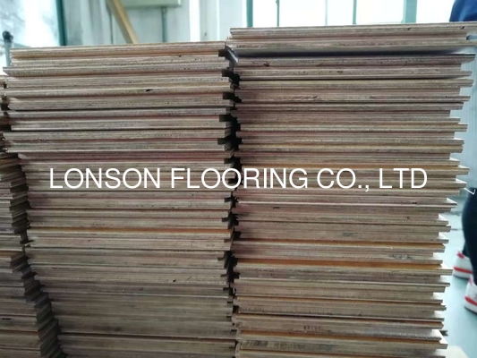 Quality wide plank African Iroko Multi-layers engineered wood flooring to Japan factory