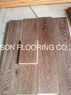 quality rustic White Oak Solid Hardwood Flooring, CD grade with different stains and finishing factory