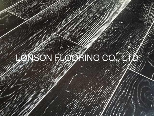 quality rustic White Oak Solid Hardwood Flooring, CD grade with different stains and finishing factory