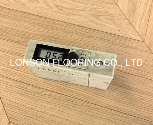 Quality 2 Layers Chevron Oak Engineered Wood Flooring Natural Vanished 510 x 90 x 10/4MM factory