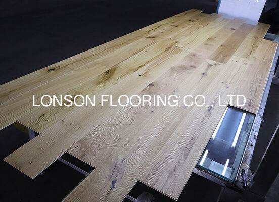 Quality 3-Layer Rustic Grade Engineered Oak Flooring with Click Lock System factory