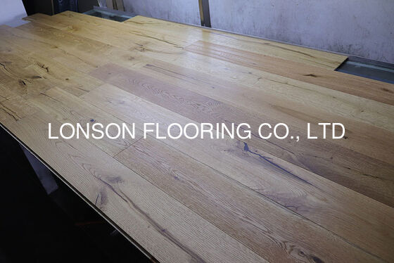 Quality 3-Layer Rustic Grade Engineered Oak Flooring with Click Lock System factory