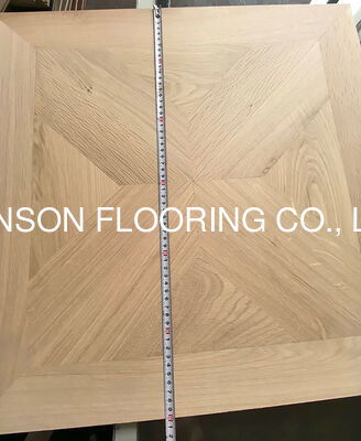 Quality Parquet Oak Flooring Tiles, Unfinished, No Bevel, 600 x 600 x 20/6mm factory