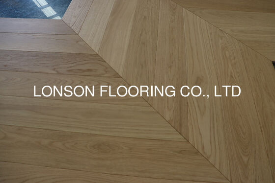 Quality Prime Grade Euro Oak Chevron Engineered Wood Floor Chevron Pattern Parquet factory