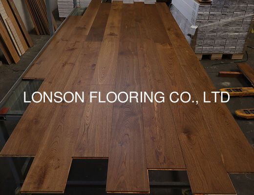 Quality Dark Smoked, Natural Lacquered Oak Wide Plank Flooring to EU, Anti-dumping Free factory