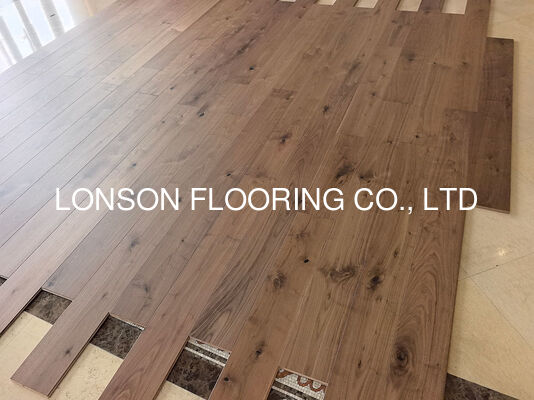 Quality Premium 190mm American Walnut Engineered Wood Flooring factory