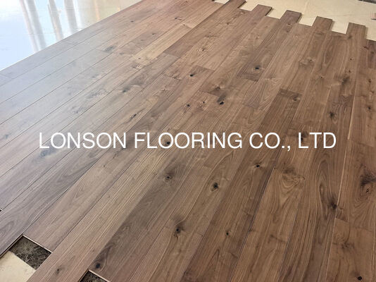 Quality Premium 190mm American Walnut Engineered Wood Flooring factory