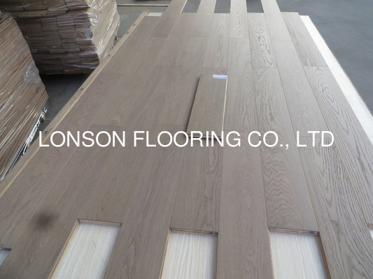 Quality brushed prime Russian Oak Multi Layers parquet flooring to Thailand, Vietnam, color E06 factory