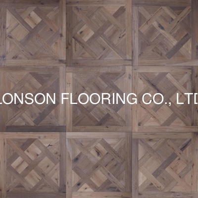 Quality French Oak Versailles Parquetry wood flooring with different finishing and stains factory