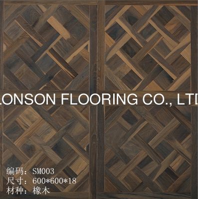 Quality French Oak Versailles Panels Flooring With Different Finishing And Stains factory