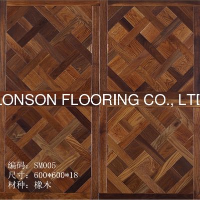 Quality French Oak Versailles Panels Flooring With Different Finishing And Stains factory