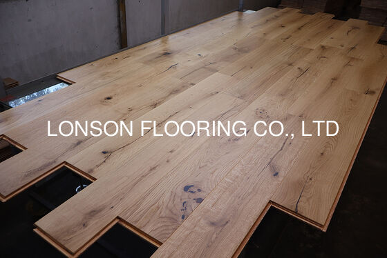 Quality European Oak Engineered Wood Flooring 1200x190x14/3MM EF Grade UV Lacquer 5G Click factory