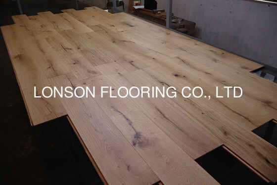 Quality European Oak Engineered Wood Flooring 1200x190x14/3MM EF Grade UV Lacquer 5G Click factory
