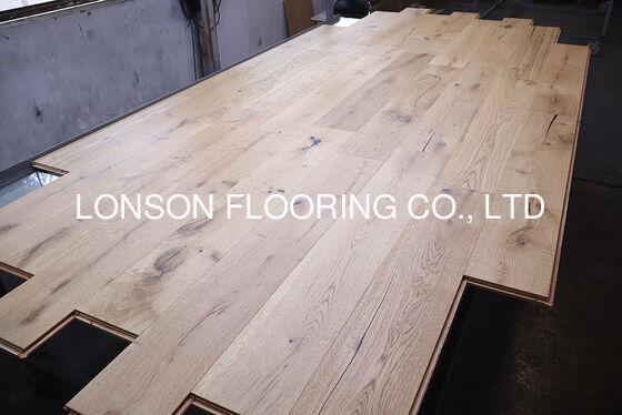 Quality European Oak Engineered Wood Flooring 1200x190x14/3MM EF Grade Natural Oil 5G Click factory