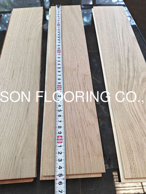 Quality Semi-solid Oak Herringbone Engineered Wood Flooring, 450 x 90 x 10/3MM factory