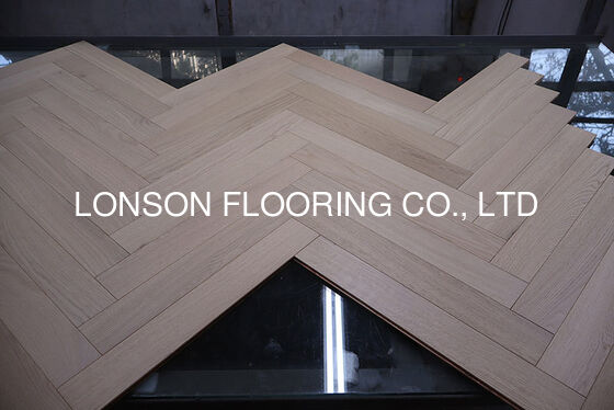 Quality Prime Herringbone Oak Engineered Wood Flooring, Invisible Oil, 600 x 90MM factory