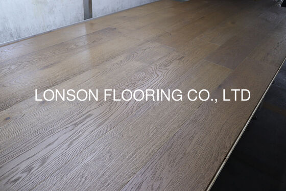 Quality Dark Natural Oil 3-Layer 220mm Wide Plank Oak Engineered Hardwood Flooring and Engineered Oak Flooring factory