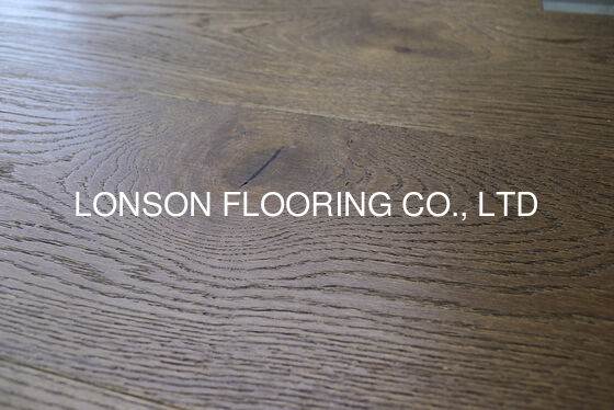 Quality Dark Natural Oil 3-Layer 220mm Wide Plank Oak Engineered Hardwood Flooring and Engineered Oak Flooring factory