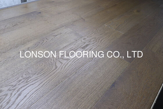 Quality Dark Natural Oil 3-Layer 220mm Wide Plank Oak Engineered Hardwood Flooring and Engineered Oak Flooring factory