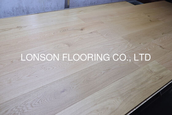 Quality 220mm Wide Plank UV Lac 3-Layer Oak Engineered Hardwood Flooring and Engineered Oak Flooring factory