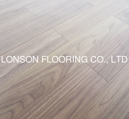 Quality slight brushed American walnut engineered wood flooring, natural lacquer with matt finishing factory