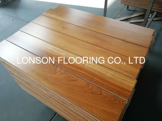 quality natural lacquered Burma Teak multi layers engineered wood flooring factory