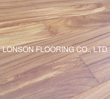 quality brushed African doussie engineered parquet flooring with Matt finishing factory