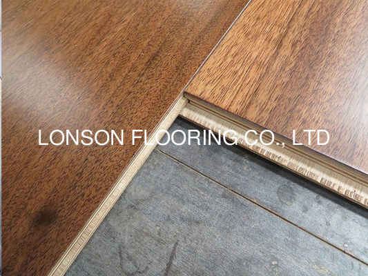 Quality stained American Walnut engineered hardwood flooring with click joint to India factory