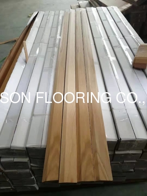 Premium White Oak Veneered Bevelled Architrave, Unfinished, Core: Fir Wood