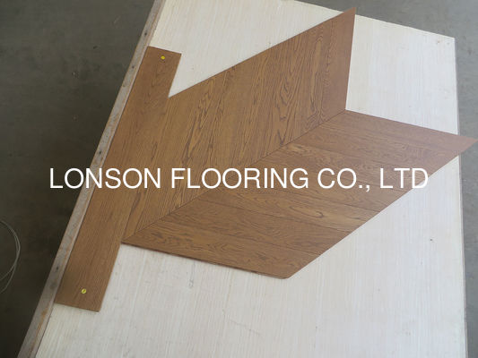 Quality Premium White Oak Chevron Engineered Wood Flooring Multi Layers factory