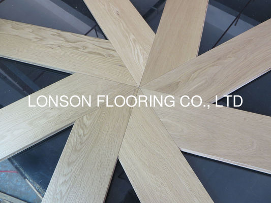 Quality Big Size 775 x 125mm Chevron Oak Engineered Wood Flooring with 25 Years Residential Warranty and E0 Formaldehyde Emission factory