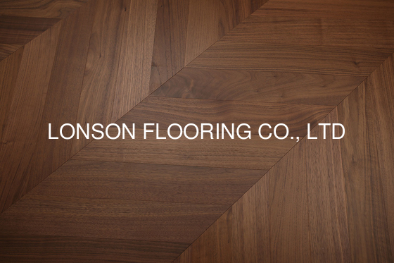 quality Amazing American Walnut Chevron Parquet Wood Flooring, quality chevron flooring factory