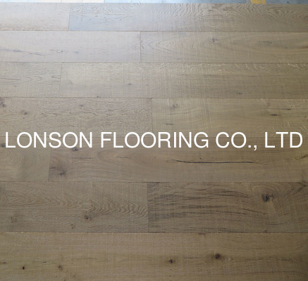 quality rustic oak 3-layers engineered wood flooring with chatter mark factory