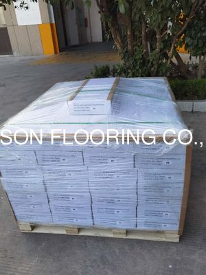 Quality Chevron Engineered Oak Flooring With Stone Grey Stained Selected ABC Grade factory