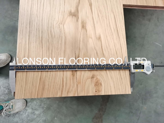 Quality 300mm wide European Oak engineered wood flooring with wax oil finishing, character ABCD grade factory