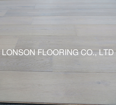quality smoked and white stained Oak engineered flooring for rustic style factory
