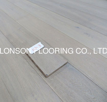 Quality Smoked And Stained White Oak Engineered Flooring For Rustic Style factory