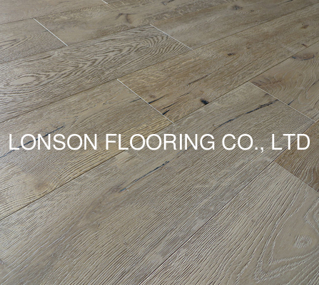 Quality rustic oak 3-layers engineered wood flooring with chatter mark factory