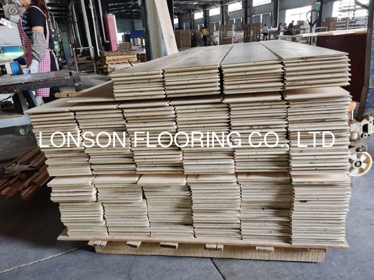 Quality rustic oak 3-layers engineered wood flooring with chatter mark factory