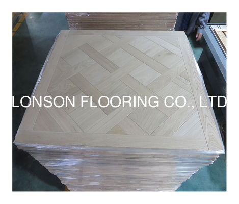 Quality Unfinished Versailles Panels Flooring Oak Engineered Panels With Internal Bevels factory