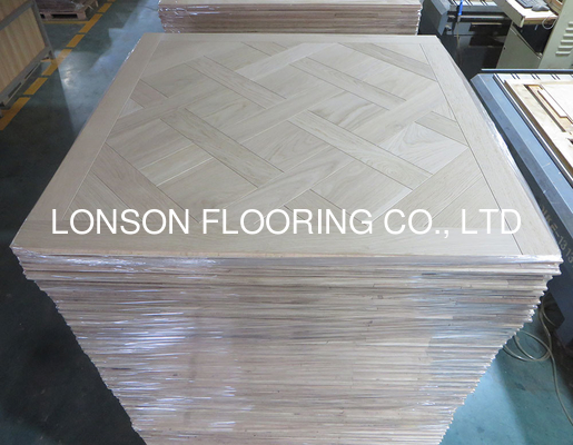 Quality Unfinished Versailles Oak Engineered Panels With Internal Bevels factory