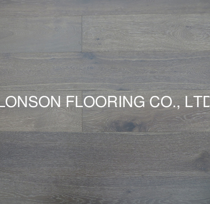 Quality dark stained rustic Oak engineered parquet flooring factory