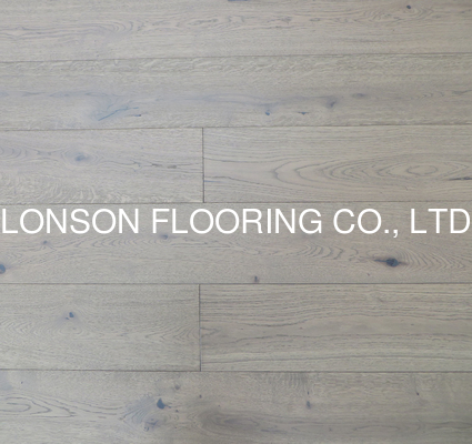 Quality Smoked rustic Oak engineered parquet flooring, color I factory
