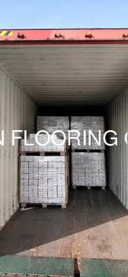 Quality popular Smoked rustic Oak engineered parquet flooring, color M factory