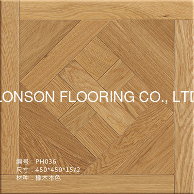 Quality Different designs Oak Engineered Parquet Flooring panels factory