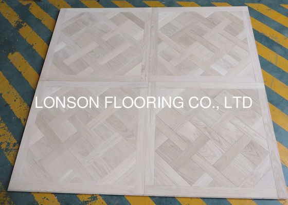 Quality Unfinished Oak Versailles Panels Flooring With Internal Bevels factory
